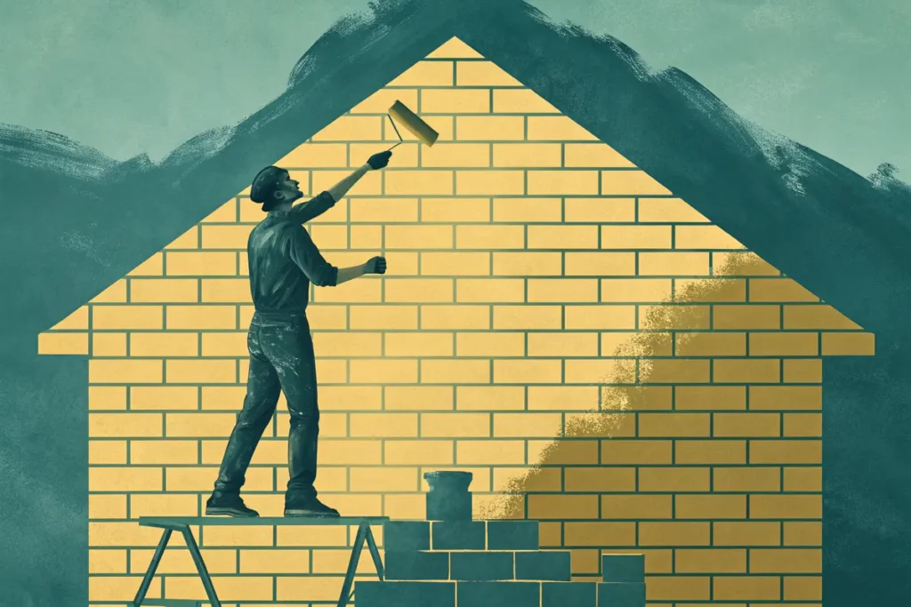 Enduire un mur en parpaing : types d’enduits, techniques et budget