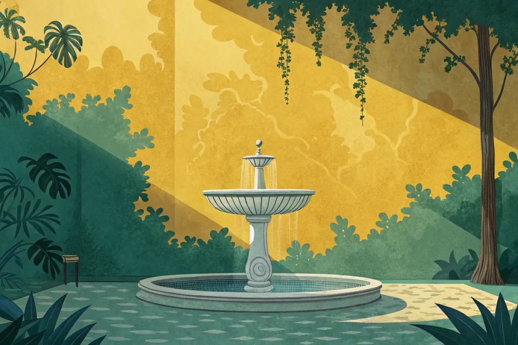 Fontaine solaire jardin : comment choisir, installer et entretenir