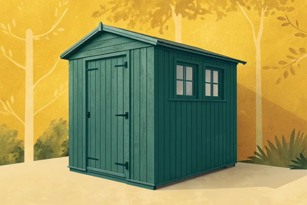 Peut-on mettre 2 abris de jardin de 5 m2 sans formalités ni taxe ?