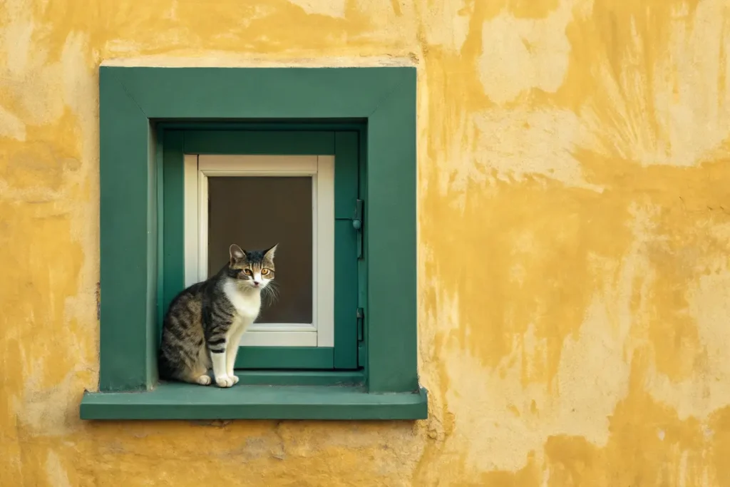 Installer une chatière sur une baie vitrée&nbsp;: solutions pratiques, esthétiques et budget