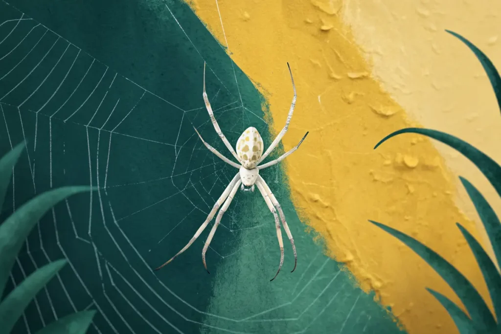 Araignée blanche&nbsp;: reconnaître la thomise variable et savoir si elle est dangereuse