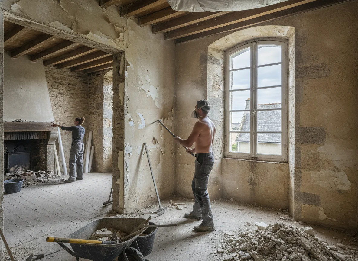 Travaux prioritaires dans une maison malouine